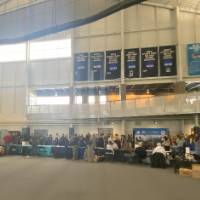 MSO exhibitors talking with the participants